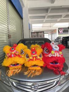 New Eye-Blinking Foam Lion Dance Robe Lightweight Woolen Stage Performance Ready Lion Head Crafted Traditional Chinese Artwork