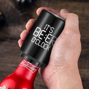 1PC Automatic Beer Opener Stainless Steel cool gadgets can opener Push Down Opener Wine Beer Soda Cap Opener kitchen items