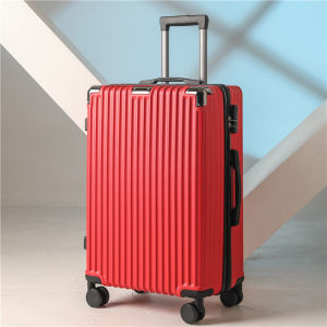 กระเป๋าลากกระเป๋าล้อลากแบบอินสตาแกรมล้อลากกรอบอลูมิเนียม20กระเป๋าเดินทางสำหรับนักเรียนชายและหญิงขนาด24นิ้วกล่องหนังมีรหัส26/28นิ้ว