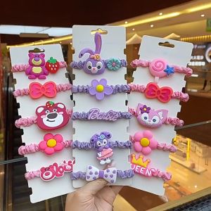 Dây chun buộc tóc cho bé gái sét 5 dây chun cột tóc đáng yêu cho bé