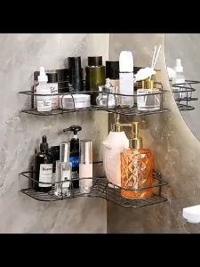 ตะแกรงวางของรุ่นไม่ต้องเจาะผนัง ชั้นวางของติดผนัง ชั้นวางของ ชั้นวางของเอนกประสงค์