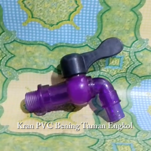 Kran PVC Bening Taman Engkol 1/2Inch 1/2In 1/2 Merk UNIX