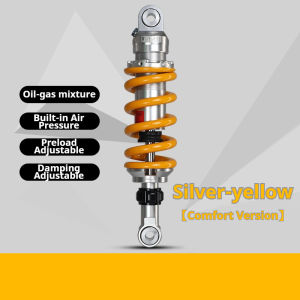 JSMT Motorcycle Shock Absorber for Yamaha YZF-R3 YZF-R25 Center Rear Shock 275/290MM Bi-directional Adjustable Damping Preload and Rebound Adjustment