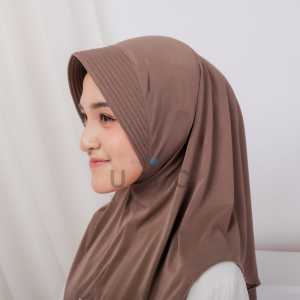 BEST SELLER KERUDUNG SPORT / JILBAB INSTAN OVAL / BERGO HAMIDAH JERSEY by UHC