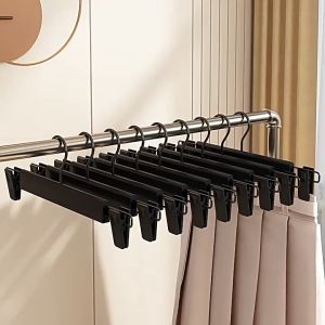 5 PCS Plastic Clothes Hangers Household Adjustable Clothes Hanger Skirts Shirts Seamless Clothing Rack Clothing Drying Rack