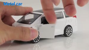 DOUBLE GREAT MAINAN DIECAST METAL TOYOTA ALPHARD 1:32 OPEN DOOR MINIATUR