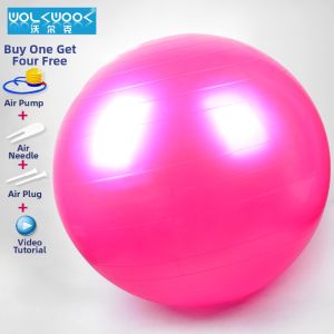 WOLK WOOK | Durable Anti-Burst Yoga Ball for Fitness Weight Loss Pregnancy Exercise and Shaping