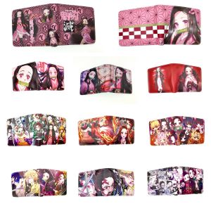 Anime Manga High School Student Boys Wallet Two Dimensional Comic Book Style PVC Material Functional Small Bag for Teens