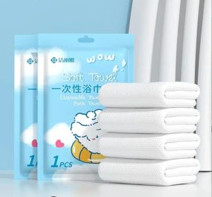 GRACE |Disposable Thick Portable Compressed Bath Towel Single Pack Travel Use