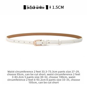 BILLI ZILLY | Versatile Stylish Thin Leather Belt