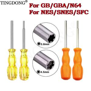 Bộ Dụng Cụ Sửa Chữa Tua Vít Bảo Mật Hộp Game Cho N64 NES SNES SFC SEGA GBA GB - Đầu Vít 3.8mm 4.5mm Dụng Cụ Điện Tử Cầm Tay