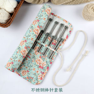 Bộ Dụng Cụ Dệt Kim Bằng Thép Không Gỉ Looen Canvas Bag Dây Chuyền Dệt Khăn Dây Chuyền Dệt Vòng Dây Chuyền Dệt Lông Dây Chuyền Dệt Vòng