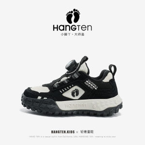 HANGTEN Breathable Mesh Childrens Sports Shoes Girls Spring Autumn New Style Shock Absorption Anti-slip Synthetic Leather