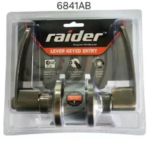 RAIDER Tubular Lever Door Lockset 6841 Silver: A High-Quality Choice