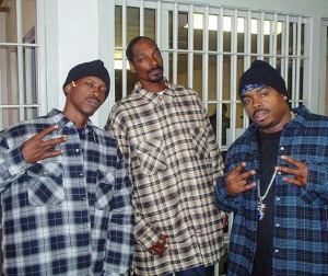 West Coast Hip Hop Super Loose Large Plaid Shirt