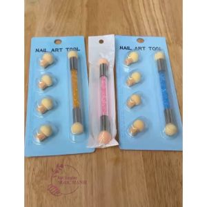 Bút làm nhòe gradient bộ cọ dặm Ombre cọ chấm làm nail - C004