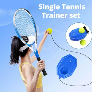 Single Tennis Trainer for Beginner Kids Tennis Training Toy Set Outdoor Sports Equipment Adult Set