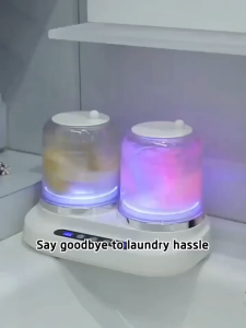 【Malaysian spot】Twin-tub Automatic Mini Washing Machine for Underwear Blue Light Sterilization Multifunctional Washing Machine for Underwear and Socks - Lazy Persons Washing Machine-COD