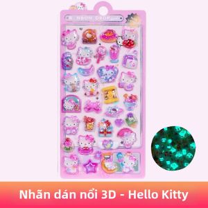 Nhãn Dán Trang Trí Đáng Yêu Hình Cartoon 3D
