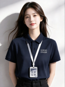 JIANYU | Custom Corporate Work Polo Shirt Cotton Short Sleeve For Summer