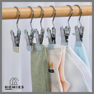 GANTUNGAN PENJEPIT JEMURAN BAJU BRACKET JEPIT / GANTUNGAN JEMURAN MINI STAINLESS SERBAGUNA