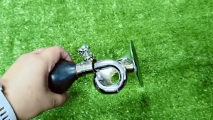 แตรลม ทรงหอยโข่ง เหล็กชุบ