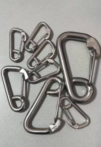 1/2PCS Marine Boat Hooks M6 M8 M10 304 Stainless Steel Carabiner Heavy Duty Snap Hook Rope Clips for Jet Sk Kayak Dock Lines