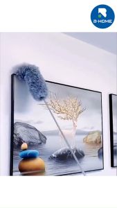 ไม้ปัดฝุ่น ยืดได้ B-HOME ไม้เก็บขี้ฝุ่น ไม้กวาดหยักไย่ ไม้กวาดอัจริยะ ไม้ปัดฝุ่น นาโน ไมโครไฟเบอร์ ไม้กวาดหยากไย่ ไม้ถูพื้น ไม้ขนไก่ ไม้ดันฝุ่นพื้น Microfiber Duster อุปกรณ์ทำความสะอาดบ้าน ทำความสะอาดได้ทุกซอก น้ำหนักเบา พับเก็บง่าย // HM-TLDUST