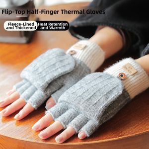 JIFANPAUL | Winter Fingerless Gloves with Lined Lining