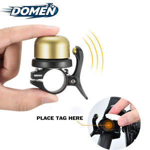 DOMEN Bicycle Anti-Theft Bell for AirTag Bike Mount GPS Tracker Holder Hidden in The waterproof Bell Bike Accessories