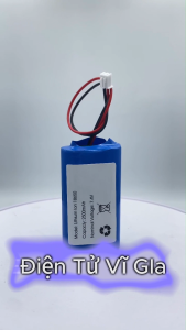 Pin sạc 7.4V Dung Lượng 2500mAh Jack kết nối XH 2.54mm 2P