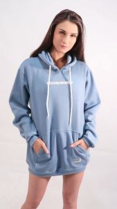 KIZARU Hoodie Sweater Little Logo BABY BLUE