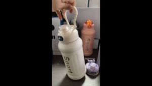 กระบอกน้ำเก็บอุณหภูมิร้อนเย็นได้ 18-24h แก้วเก็บเย็น ของขวัญหลอดดูด