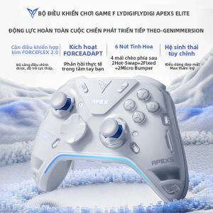 Tay Cầm Chơi Game Không Dây Flydigi APEX 5 Điều Khiển Chính Xác Rung Động Sống Động Cho PC Nintendo Switch Mobile TV USB Bluetooth