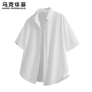 Mark Fairwhale | Slim Fit Breathable Casual American Style Short Sleeve Shirt