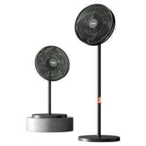 [China Plug Without Adapter] Haier | High Power Energy Saving Quiet Rotating Floor Fan for Home