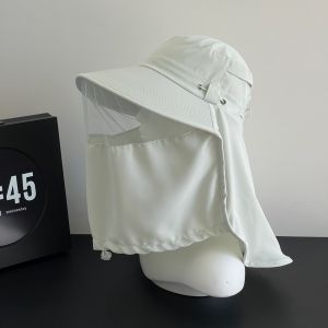 XUELINLU | UV Protection Insect Repellent Face and Neck Cover Summer Cycling Breathable Fisherman Hat
