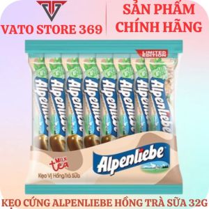 Kẹo cứng ALPENLIEBE vị hồng trà sữa thỏi 32g