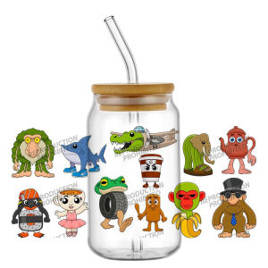 Funko | Popular Lovely Cartoon Italian Brainrot 16oz UV DTF 3D Transfer Sticker Decals For Glass Can Cup Fashion Craft DIY Creative