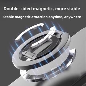 YZ | Dual-Sided Magnetic Phone Stand with 360-Degree Rotation and Strong Adhesion for iPhone17