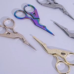【READYSTOCK】 Retor Handicraft Scissors Vintage DIY Medieval Classic Scissors 复古不锈钢仙鹤剪刀 十字绣剪刀