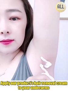 Painless Hair Removal Cream Mild and Non irritating Wax Hair Removal Inhibiting Hair Growth 60G