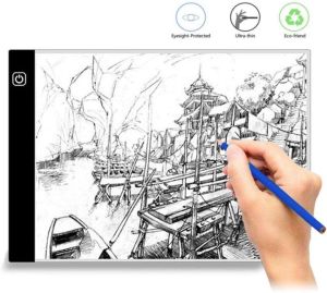 【Stock in Malaysia】PortableStock A3/A4 Tracking LED Copy Board Light Box Slim Adjustable Light Source USB Plug-in Tracking Light Pad for Tattoo Streaming Sketching Animation Template Fast Delivery Viewing DIY Art Craft Diamond Painting Supplies