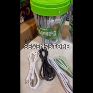 Robot Kabel Data 2.4A Fast Charging RBC100 USB-C MIRCO SD (20 PCS)