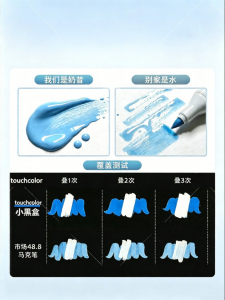 Touch Color | Waterproof Washable Soft Tip Markers 48 Colors