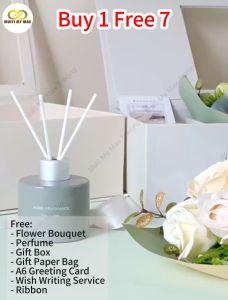 Flower Gift Set Aroma Scent Perfume for Christmas Birthday Anniversary Graduation Valentine Girl Friend Mother Present