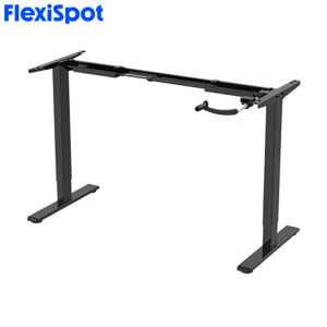 FlexiSpot H1 Manual Standing Adjustable Desk Hand Cranking Desk Frame ONLY