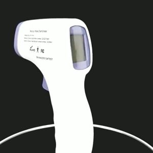 Handheld Non-contact Infrared Thermometer LCD Screen Digital Rapid Measurement Fahrenheit and Degrees Celsius Mode Conversion Home Forehead Temperature Meter Electronic Fever Alarm for Adults Kid Elderly Accurate Easy-to-use Thermometer