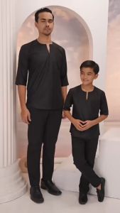 KURTA LENGAN 3 SUKU  DEWASA DAN BUDAK PREMIUM SOFT COTTON  RAYA 2025