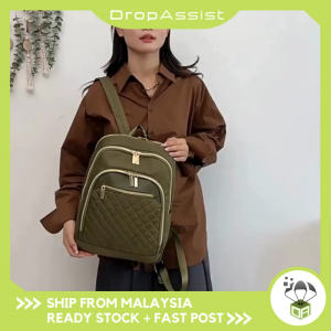DROPASSIST 2441 Women Large Capacity Leisure Travel Backpack Schoolbag Beg Galas Tangan Bahu Wanita